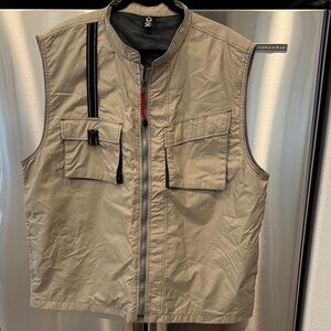 Men's Beige Sleeveless Amax Men's Size 2XL vest